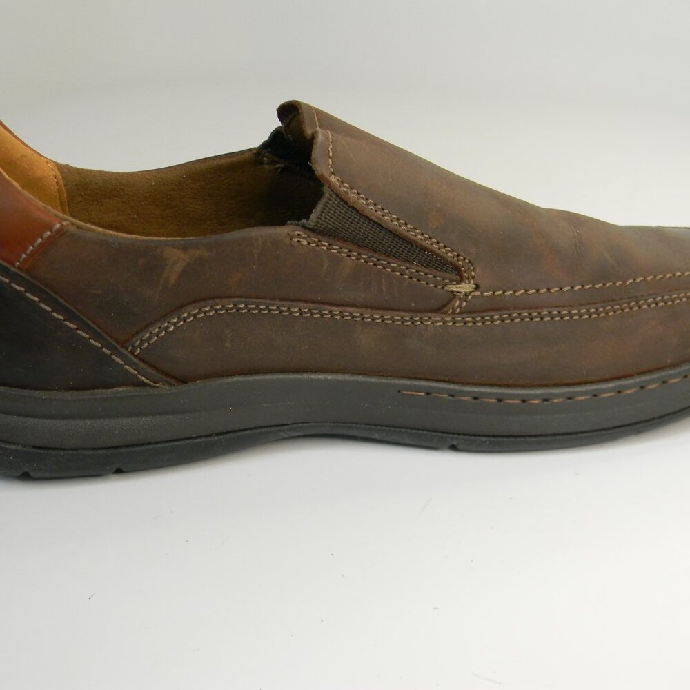 Mens Florsheim Comfortech Ortholite Brown Leather Upper Shoes Size 8.5M